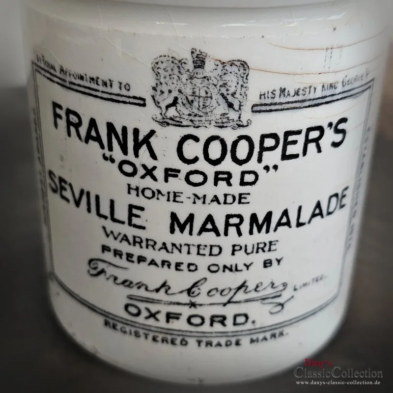 1 lb Frank Cooper Marmeladengefäß Vorratstopf Oxford Home Made Seville Marmalade Steinguttopf Steinzeug Vase Besteck Stifte Blumen