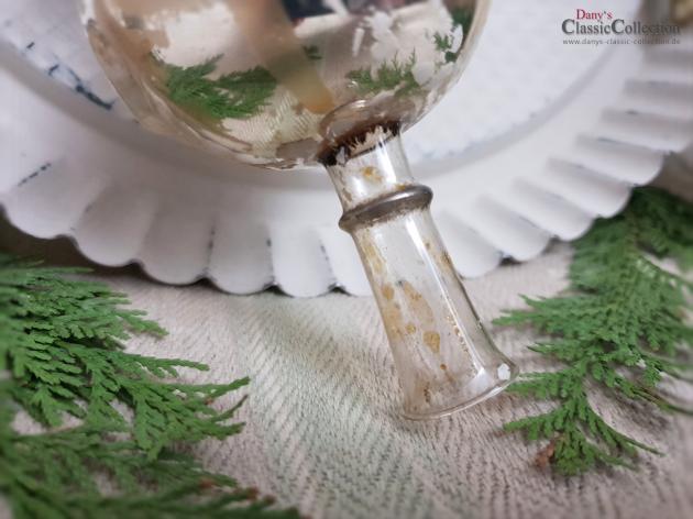 Silberne Reflex-Baumspitze 30 cm ~ alte Christbaumspitze ~ 3 Einstiche ~ Weihnachten ~ Weihnachtsbaum