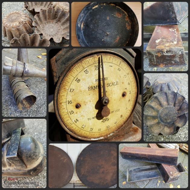 Große dekorative 12er Muffinform ~ Vintage Landhausküche ~ Brocante ~ Shabby Deko ~ alte Backform ~ Küchendeko