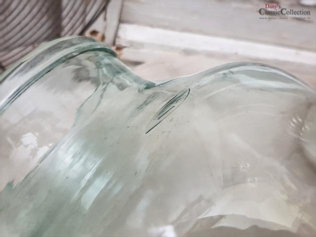 Schweres 8 L Bindeglas ~ mundgeblasen ~ acquamarin ~ Bonbonglas ~ Vorratsglas ~ Vase ~ Aufbewahrung ~ Vintage Deko