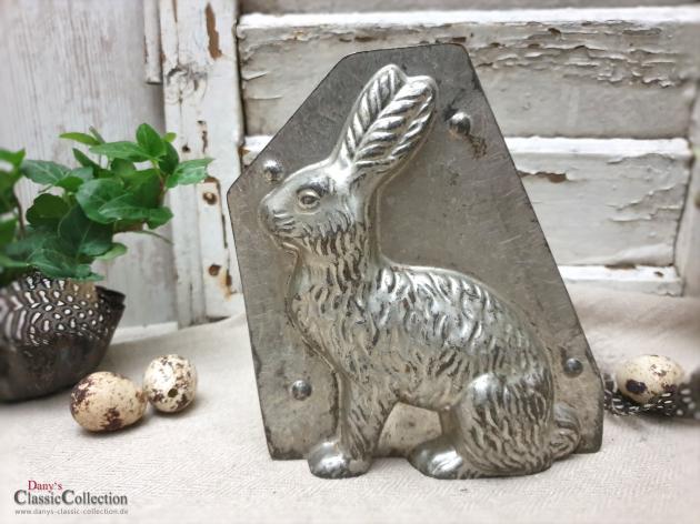 Alte Hasen Schokoladenform ~ Osterhase hockend ~ 15,5 cm ~ Vintage Osterdekoration ~ Frohe Ostern ~ Vintage Ostern ~ hx4434