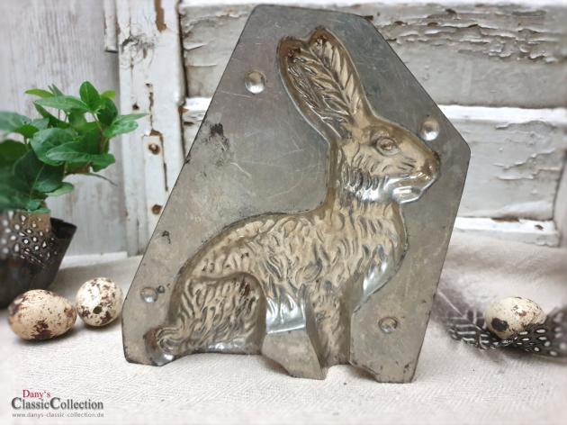 Alte Hasen Schokoladenform ~ Osterhase hockend ~ 15,5 cm ~ Vintage Osterdekoration ~ Frohe Ostern ~ Vintage Ostern ~ hx4434