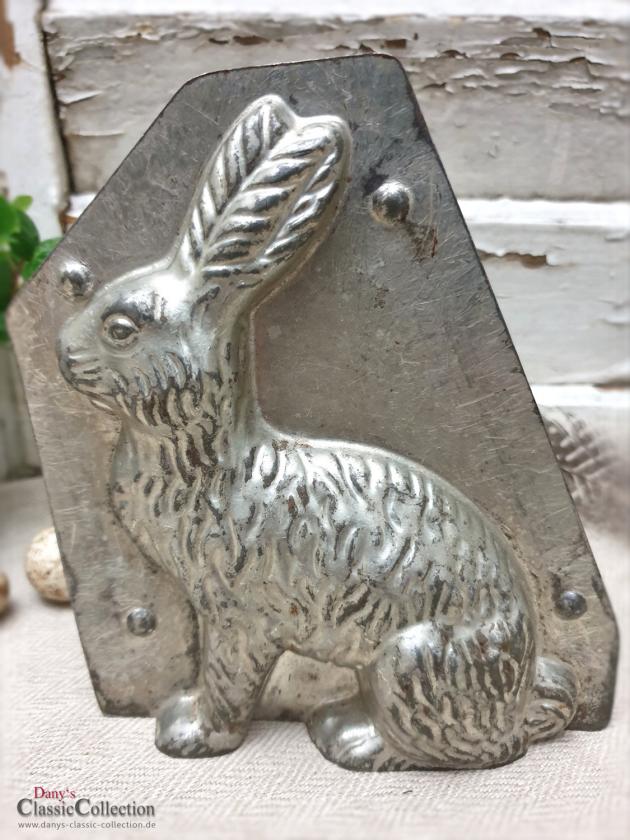 Alte Hasen Schokoladenform ~ Osterhase hockend ~ 15,5 cm ~ Vintage Osterdekoration ~ Frohe Ostern ~ Vintage Ostern ~ hx4434