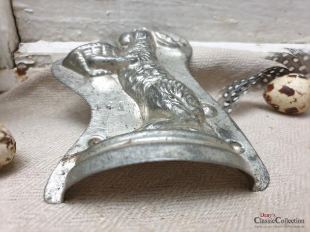 Alte Schokoladenform Hase 13 cm ~ Riecke & Co. ~ Osterhase stehend mit Korb ~ Vintage Osterdeko ~ Frohe Ostern ~ Vintage Ostern ~hx4457