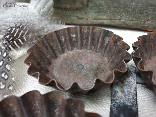 6er Muffinform ~ Vintage Landhausküche ~ Brocante ~ Shabby Deko ~ alte Backform ~ Küchendeko