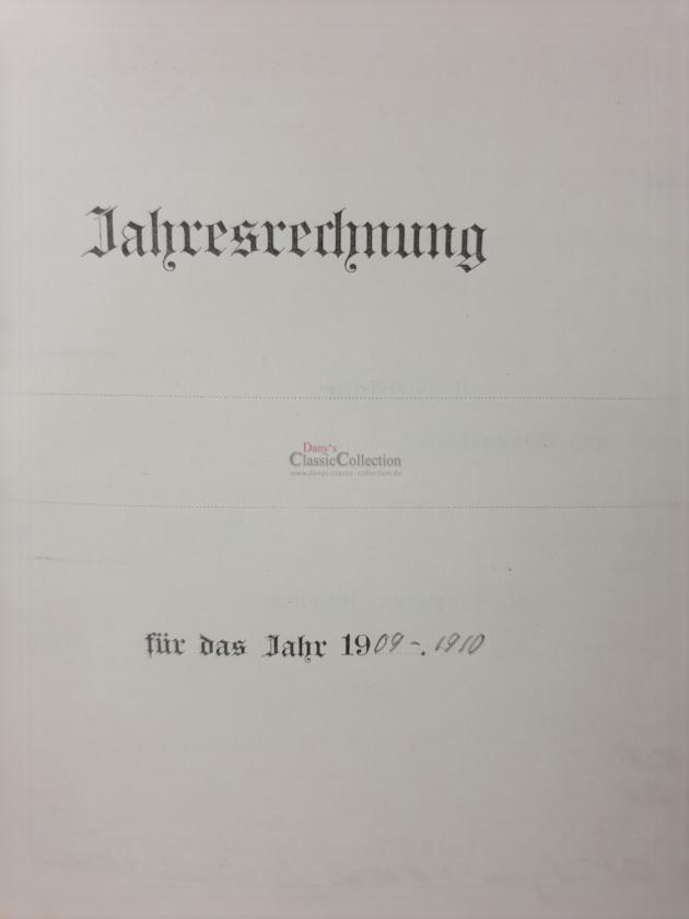 Über 100 Jahre altes Buchführungsbuch ~ 1909 / 1910 ~ gebundene Ausgabe ~ handgeschrieben ~ Vintage Deko ~ hx3234b1