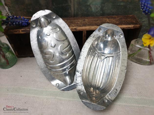 RESERVIERT f. Angelika! 18,5 cm Maikäfer Schokoladenform ~ alte Schokoladen Gießform ~ may beetle chocolat mold ~ vintage cottage decoration