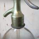 Siphon Soda ~ schwere Sodaflasche ~ Wasserspender ~ Deutsche Soda Zentrale ~ Kopf metallic ~ hw3222gr