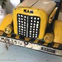 Toller großer Holzlaster ~ Ladefläche kippbar ~ Vintage Spielzeug ~ Holzspielzeug ~ Chippy painted wooden toy truck ~ ht2744