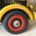 Toller großer Holzlaster ~ Ladefläche kippbar ~ Vintage Spielzeug ~ Holzspielzeug ~ Chippy painted wooden toy truck ~ ht2744