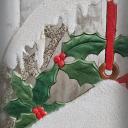 Dresdner Pappe geprägt ~ Vogelhaus verschneit ~ Ilex ~ Vögel ~ A Merry Christmas ~ Vintage Weihnachtsdeko ~ Frohe Weihnachten ~ hy5077