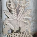 Dresdner Pappe geprägt ~ Glocken ~ Kerzen ~ Ilex ~ A Merry Christmas ~ Weihnachtsdeko ~ Frohe Weihnachten ~ Fensterdeko ~ hw3892kg
