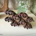 Alter Sari Stempel ~ Vintage Blumenstempel ~ Holz Stempel ~ Stoffdruck ~ Kreidefarbe ~ Möbel bedrucken ~ Landhaus ~ Cottage Style ~ hw3546