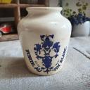 Dijon Senf Topf ~ Steingut ~ Frankreich ~ Sarreguemines ~ Brocante ~ Landhausküche ~ Vintage Küchendeko ~ hz6422p1