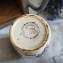Dijon Senf Topf ~ Steingut ~ Frankreich ~ Sarreguemines ~ Brocante ~ Landhausküche ~ Vintage Küchendeko ~ hz6422p1