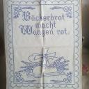 Küchenhandtuch ~ Spruchhandtuch ~ Aufdruck ~ Bauernhandtuch ~ Stickvorlage ~ Antique german kitchen towel ~ ht2193h1