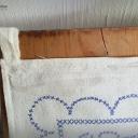 Küchenhandtuch ~ Spruchhandtuch ~ Aufdruck ~ Bauernhandtuch ~ Stickvorlage ~ Antique german kitchen towel ~ ht2193h1