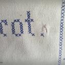 Küchenhandtuch ~ Spruchhandtuch ~ Aufdruck ~ Bauernhandtuch ~ Stickvorlage ~ Antique german kitchen towel ~ ht2193h1