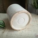 1 lb Marmeladentopf ~ antiker Steingut Vorratstopf ~ Besteckhalter ~ Stiftehalter ~ Landhaus Küche ~ ht2437
