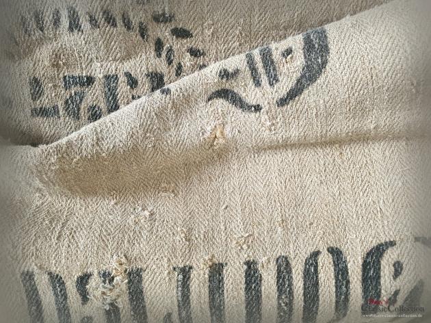 Leinensack von 1927 ~ Getreidesack ~ Mehlsack ~ Bauernhaus ~ Tischläufer rustikal ~ Grain sack ~ Vintage Landhaus Deko ~ hb1066