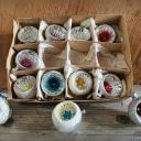 Sensationelle Mischung farbiger Reflexkugeln ~ Christbaumschmuck ~ Christbaumkugeln ~ Weihnachtskugeln ~ Baumschmuck ~ Weihnachten ~ ht2839
