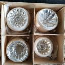 RESERVIERT! 12er Kiste Christbaumkugeln  silber ~ alter Christbaumschmuck ~ Vintage Weihnacht ~ hs2150