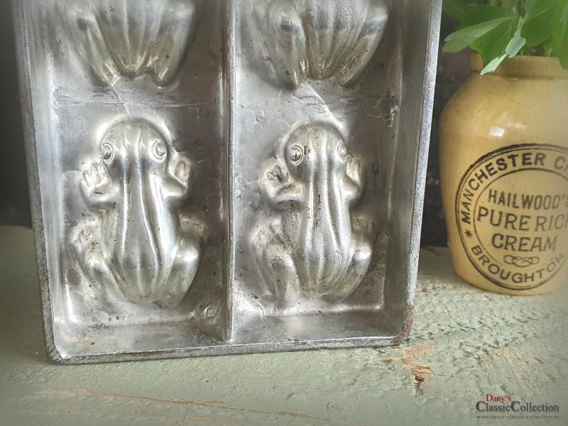 6 Frösche Schokoladenform ~ Obermann Wien ~ Schokoladenplatte ~ Vintage Homedecor ~ Sammlerstück ~ Landhausküche ~ hy6315