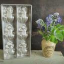 6 Frösche Schokoladenform ~ Obermann Wien ~ Schokoladenplatte ~ Vintage Homedecor ~ Sammlerstück ~ Landhausküche ~ hy6315