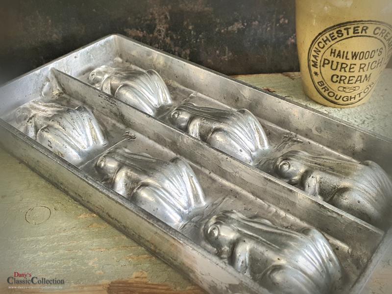 6 Frösche Schokoladenform ~ Obermann Wien ~ Schokoladenplatte ~ Vintage Homedecor ~ Sammlerstück ~ Landhausküche ~ hy6315