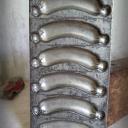 Ungewöhnliche 1928 Würstchen Schokoladenform ~ Metall Gießform ~ Anton Reiche Dresden ~ Vintage Deko ~ Sammlerstück ~ Metzgerei ~ hy5899
