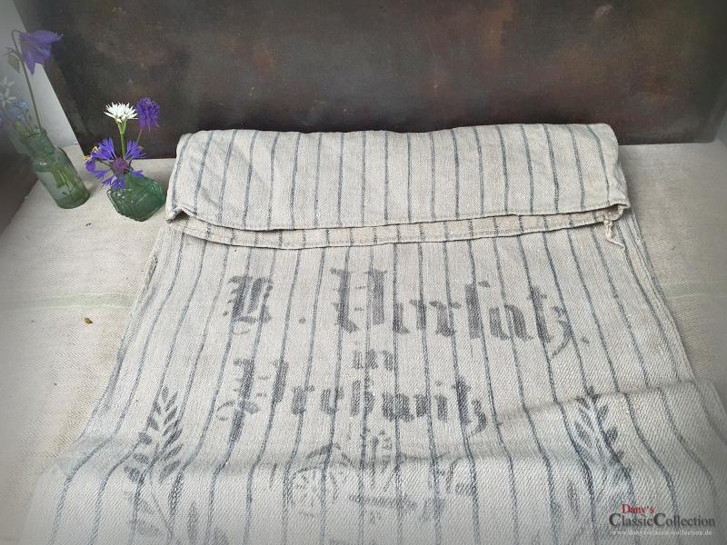 Leinensack ~ Getreidesack ~ Mehlsack ~ Bauernhaus ~ Tischläufer rustikal ~ Grain sack ~ Vintage Landhaus Deko ~ hw3807s1