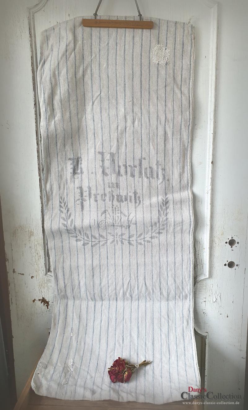 Leinensack ~ Getreidesack ~ Mehlsack ~ Bauernhaus ~ Tischläufer rustikal ~ Grain sack ~ Vintage Landhaus Deko ~ hw3807s1