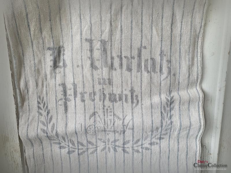 Leinensack ~ Getreidesack ~ Mehlsack ~ Bauernhaus ~ Tischläufer rustikal ~ Grain sack ~ Vintage Landhaus Deko ~ hw3807s1