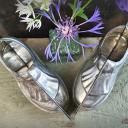 1 PAAR Halbschuh Schokoladenform ~ #1 + #2 ~ Schuh ~ Vintage Homedekor ~ Rarität ~ Sammlerstück selten ~ hz6315