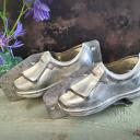 1 PAAR Halbschuh Schokoladenform ~ #1 + #2 ~ Schuh ~ Vintage Homedekor ~ Rarität ~ Sammlerstück selten ~ hz6315
