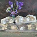 1 PAAR Halbschuh Schokoladenform ~ #1 + #2 ~ Schuh ~ Vintage Homedekor ~ Rarität ~ Sammlerstück selten ~ hz6315