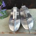 1 PAAR Halbschuh Schokoladenform ~ #1 + #2 ~ Schuh ~ Vintage Homedekor ~ Rarität ~ Sammlerstück selten ~ hz6315