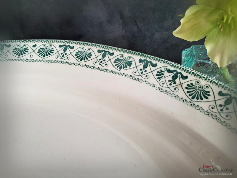 BOCH Servierplatte ~ Vorlegeplatte oval ~ Porzellan Platte ~ Keramik alt ~ Essteller oval ~ La Louviere ~ Vintage Küche ~ hx3410