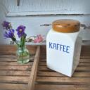 Kaffee Vorratsdose ~ Porzellandose ~ Keramik ~ Vorratsbehälter ~ Deckeldose ~ Landhaus Küche ~ Aufbewahrung ~ Vase ~ ht1211