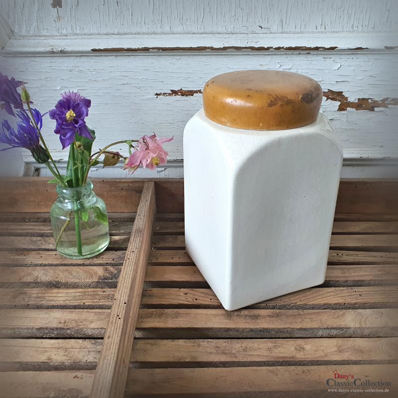 Kaffee Vorratsdose ~ Porzellandose ~ Keramik ~ Vorratsbehälter ~ Deckeldose ~ Landhaus Küche ~ Aufbewahrung ~ Vase ~ ht1211