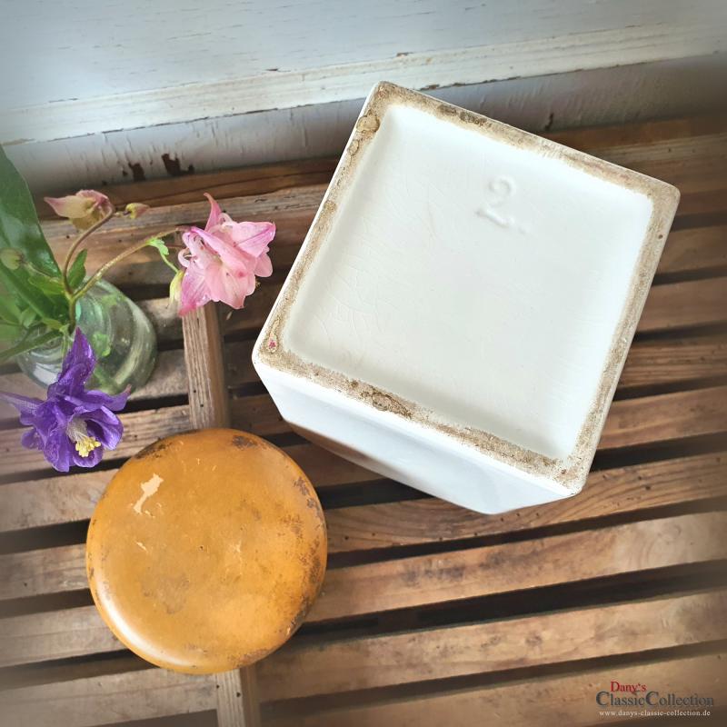 Kaffee Vorratsdose ~ Porzellandose ~ Keramik ~ Vorratsbehälter ~ Deckeldose ~ Landhaus Küche ~ Aufbewahrung ~ Vase ~ ht1211