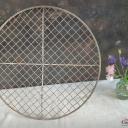 Kuchengitter Ø 34,5 cm kariert ~ Tartegitter stabil ~ Fil de Fer ~ Abkühlgitter ~ Kuchenrost ~ Drahtgitter ~ Vintage Landhausküche ~ hz6415g2