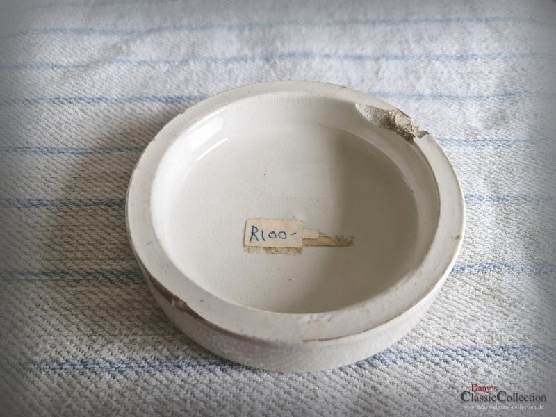 BURGESS Sardellen Paste ~ ORIGINAL antike Keramik ~ Englisch Pottery ~ Steingut ~ Werbung ~ Deckel ~ Vintage Deko ~ est21adplb