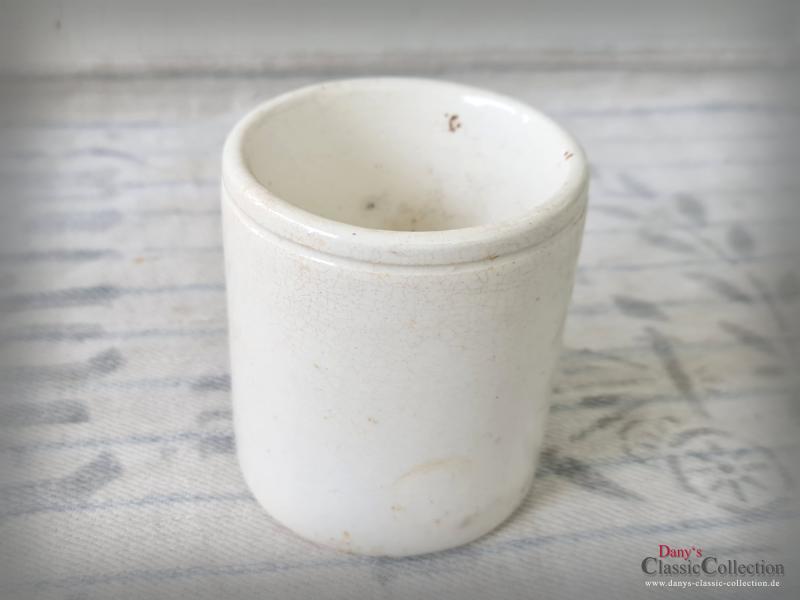 1 lb Dumpy ohne Dekor ~ ORIGINAL antike Keramik ~ Aufbewahrung ~ Pottery ~ Steingut ~ Steingut ~ Vintage Landhausküche ~