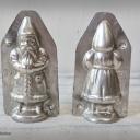 Santa 9 cm Schokoladenform ~ HERIS Nikolaus ~ Vintage Metallform ~ Patisserie ~ Weihnachtsmann ~ Sammlerstück ~ Vintage Home