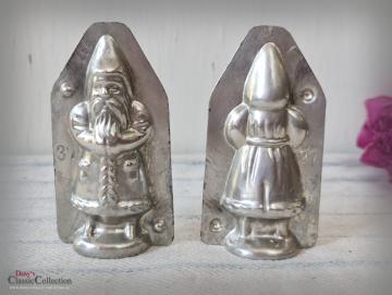 Santa 9 cm Schokoladenform ~ HERIS Nikolaus ~ Vintage Metallform ~ Patisserie ~ Weihnachtsmann ~ Sammlerstück ~ Vintage Home
