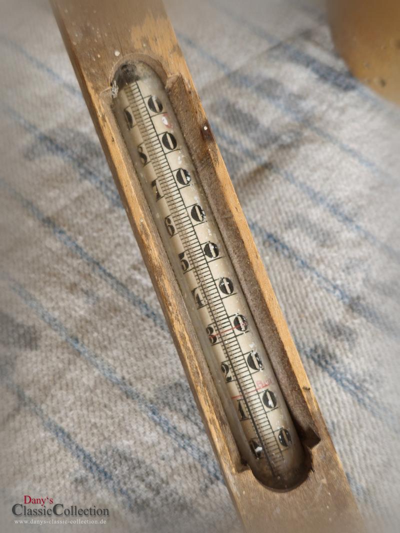 Holz Thermometer 31 cm ~ Holzthermometer ~ Badethermometer ~ Vintage Deko ~ Landhaus ~ Rarität ~ Sammlerstück