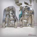 VERKAUFT ! RARITÄT ! Mädchen mit Hase ~ Anton Reiche Schokoladenform 11,5 cm ~ 1923 ~ Metall Form ~ Gießform ~ Ostern ~ Sammlerstück