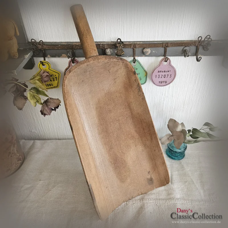Alte Mehlschaufel Kornschaufel Krämerladen Holz rustikale Küchendeko Vintage Landhausküche Cottagecore Wohnzimmer