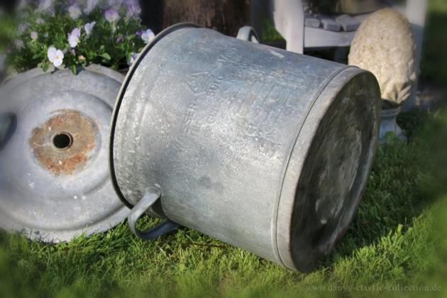 Zinktopf mit Deckel